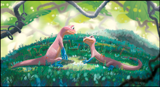 Illustration for article titled Fantastic Concept Art from the Pixar Film That Never Happened, Newt